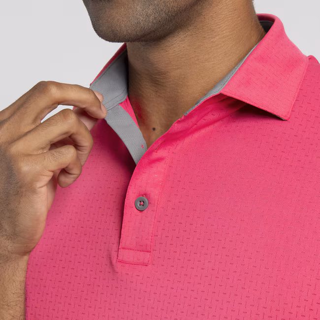 KJUS Savin Structure Polo für Herren Rhubarb (Rot) – Bild 5