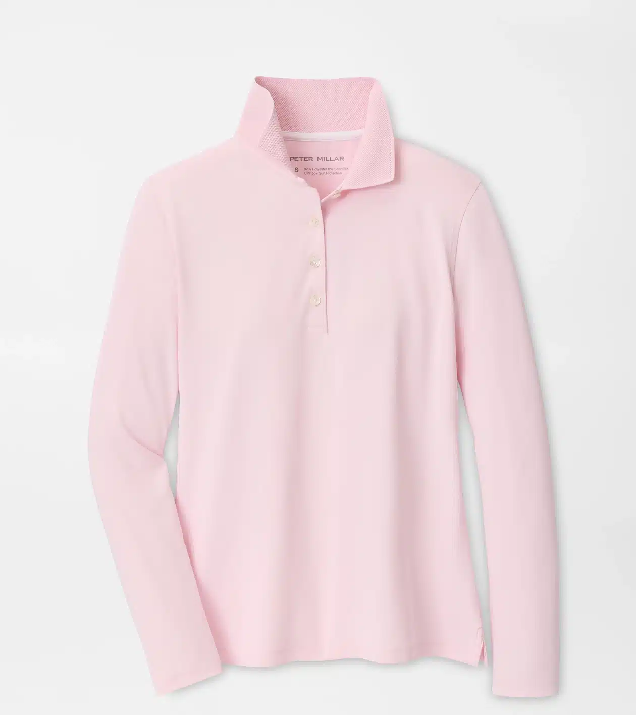 Peter Millar Keswick Long-Sleeve Button für Damen Rosa (PEARL PINK)