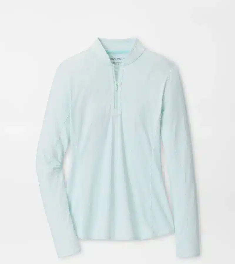 Peter Millar Shadebreak More Bubbles Please Lightweight Sunshirt für Damen Mint (Ocean)