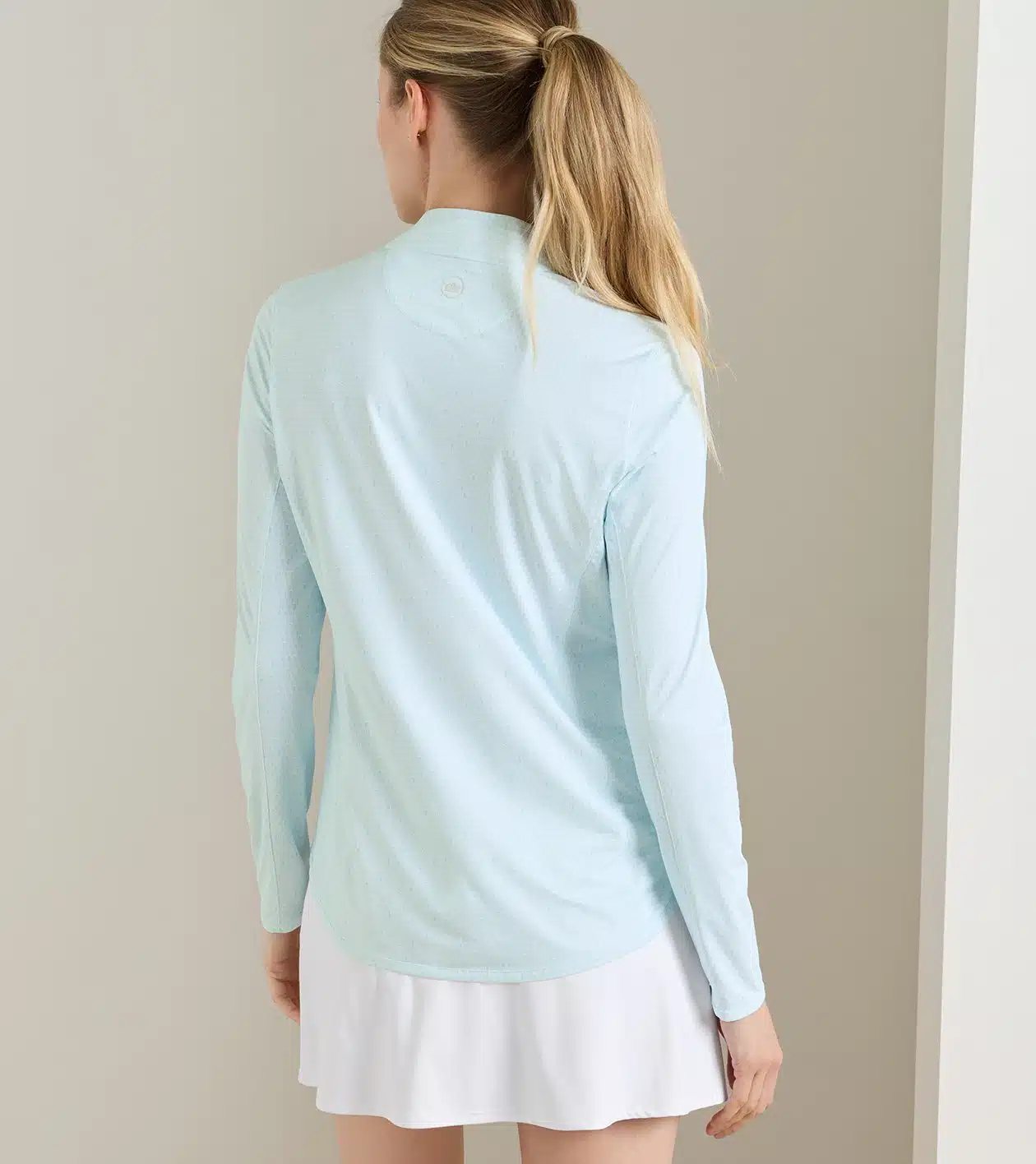 Peter Millar Shadebreak More Bubbles Please Lightweight Sunshirt für Damen Mint (Ocean) – Bild 3