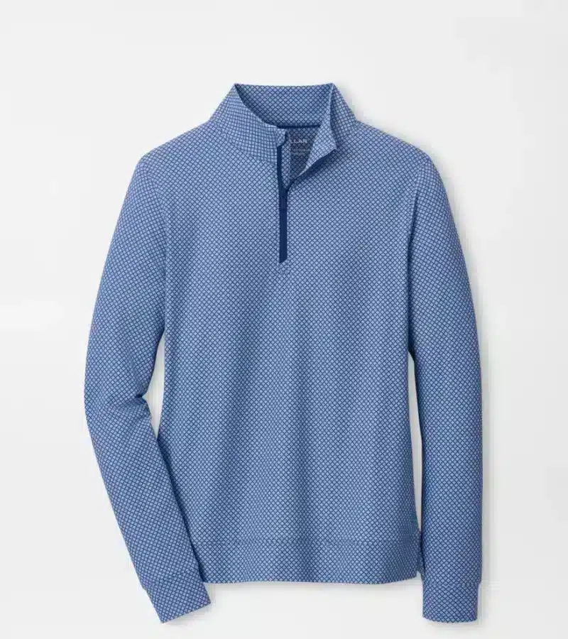 Peter Millar Palmetto Palms Perth Performance Quarter-Zip für Damen Blau (WINDSOR BLUE)