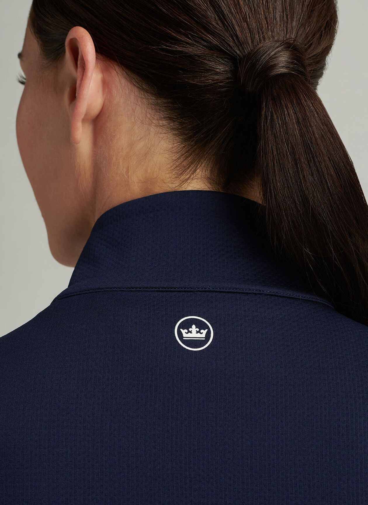 Peter Millar Lumi-Knit Midweight Full-Zip Jacke für Damen Navy – Bild 4