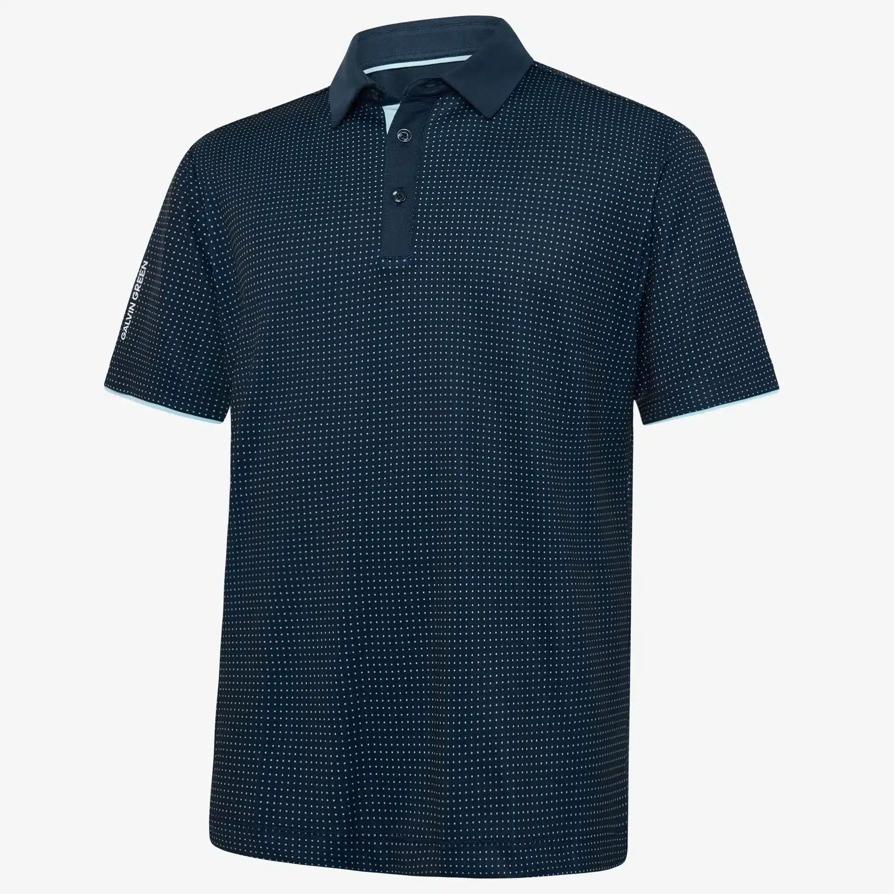 Galvin Green Medley Breathable Polo für Herren Crystal Blue/Navy – Bild 3