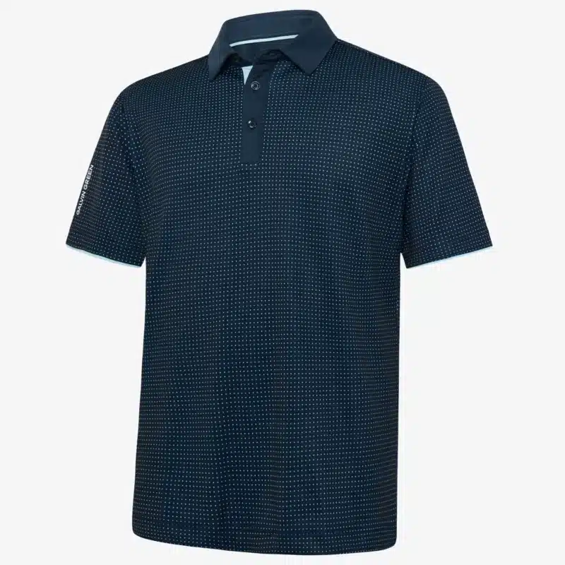 Galvin Green Medley Breathable Polo für Herren Crystal Blue/Navy