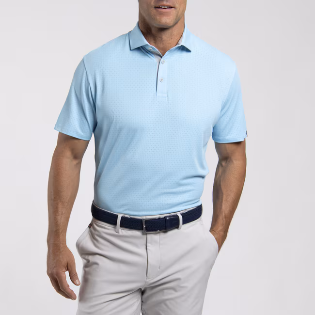 KJUS Savin Structure Polo für Herren Poolside