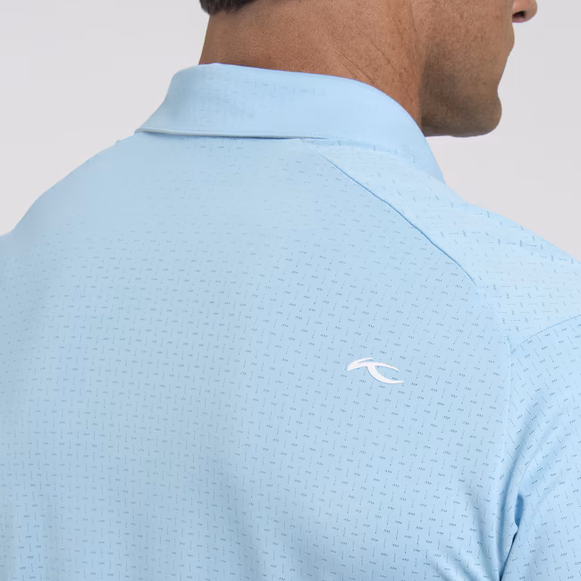 KJUS Savin Structure Polo für Herren Poolside – Bild 4