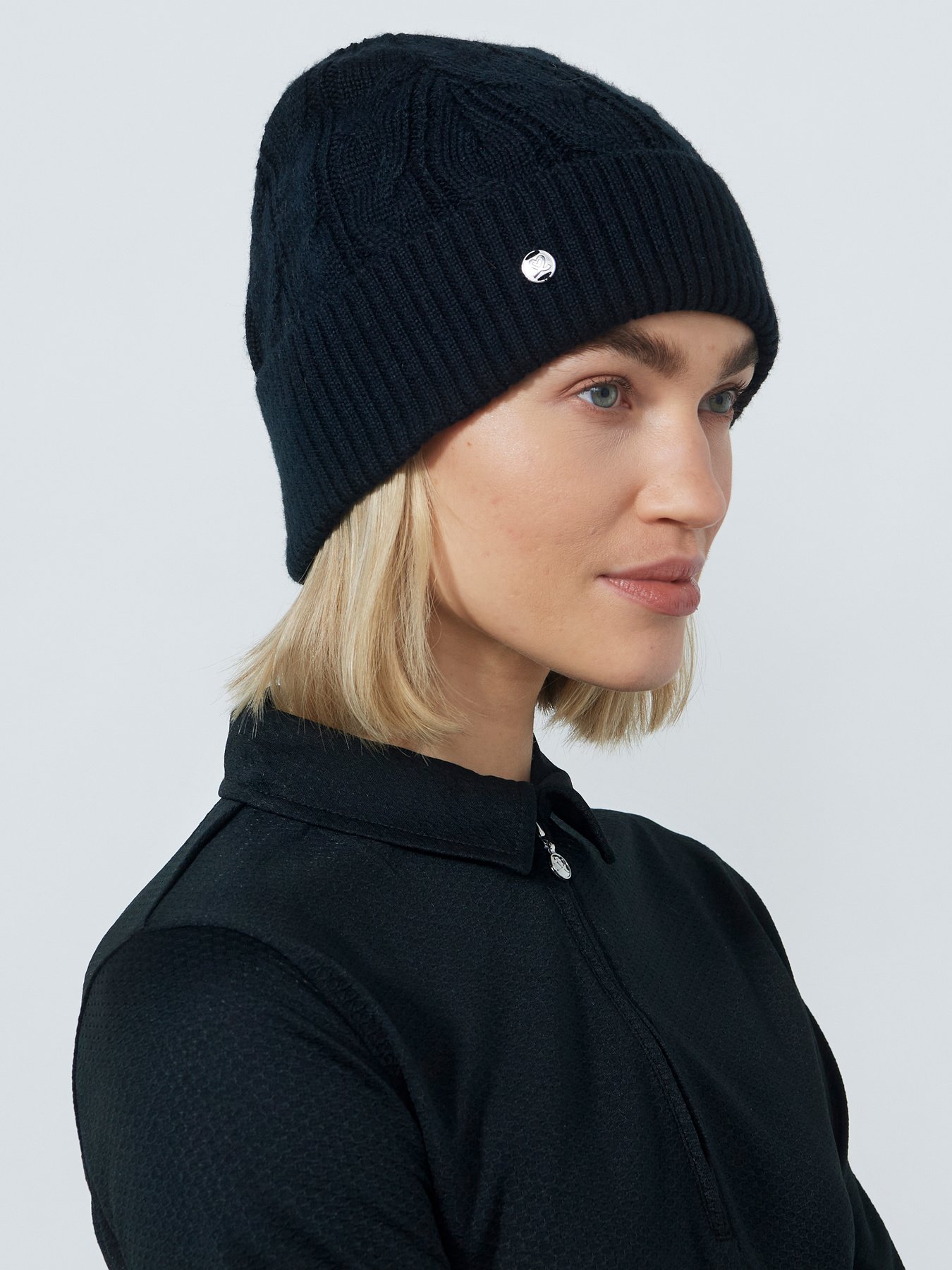 Daily Sports Cable Knit Mützen für Damen Navy