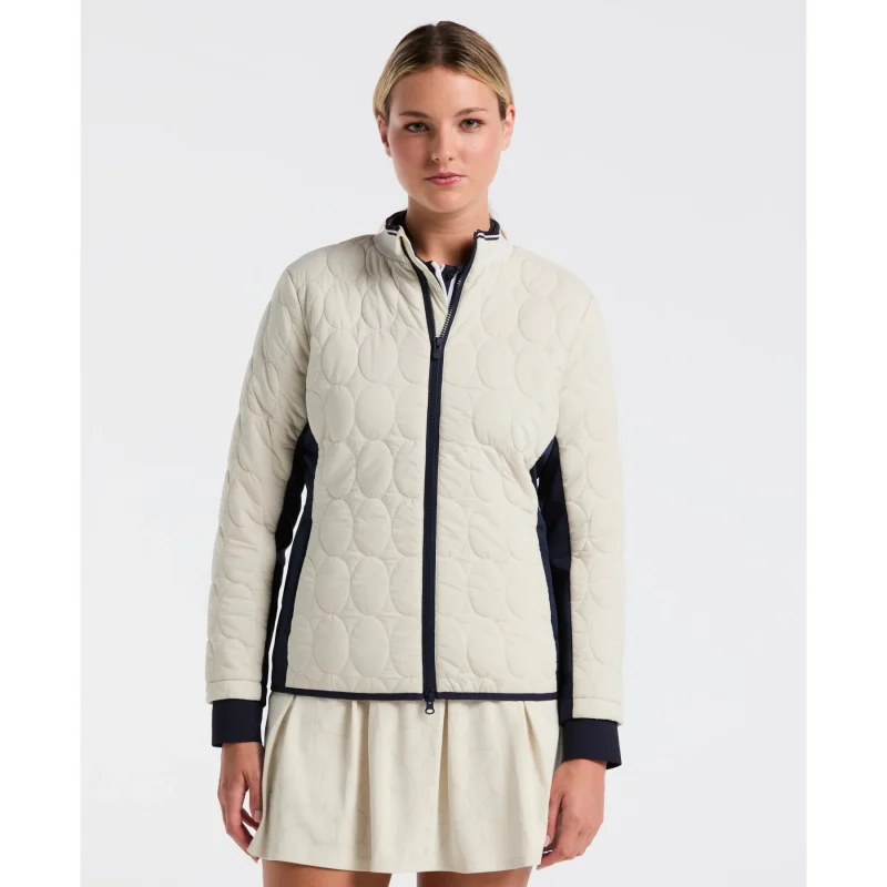 Alternative view of Original Penguin Quilted Golf Puffer Jacke für Damen Silver Birch