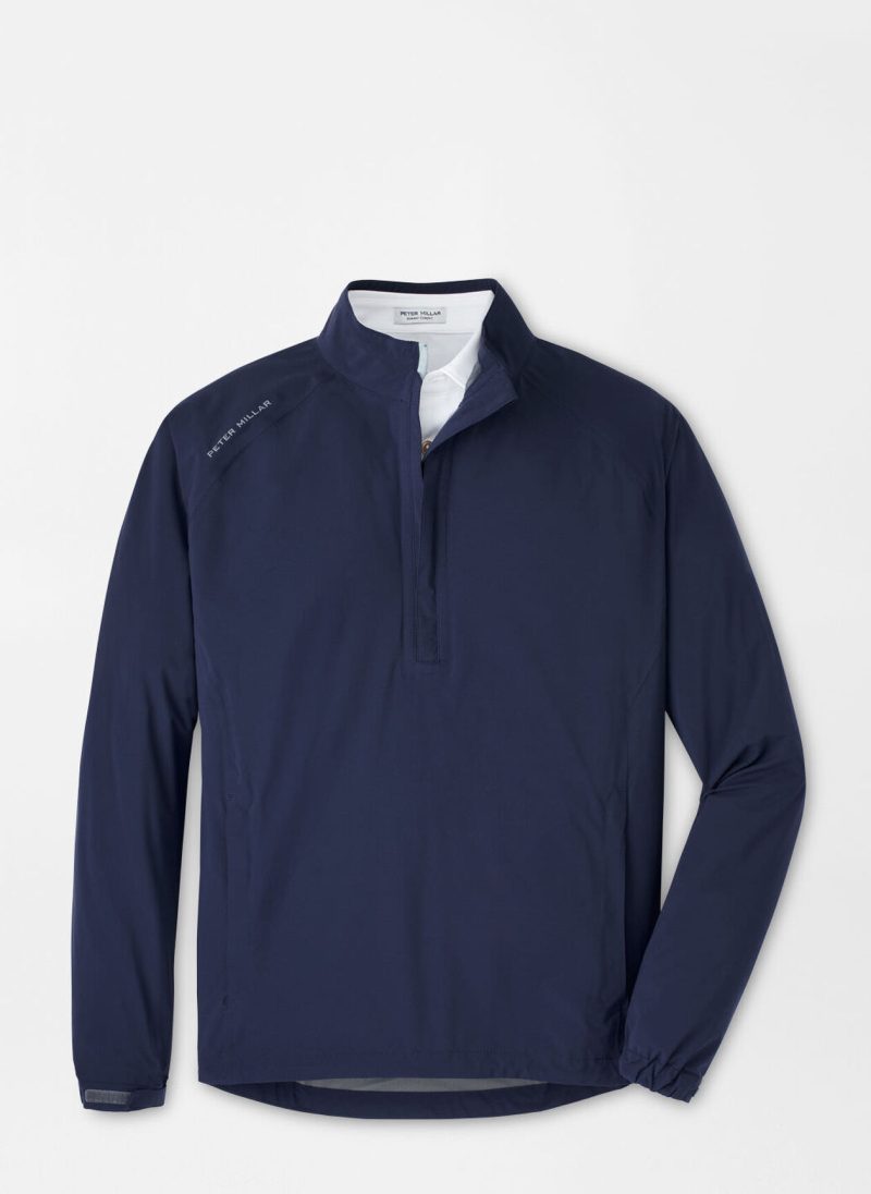 Peter Millar Shield Half-Zip Rain Shell für Herren NAVY