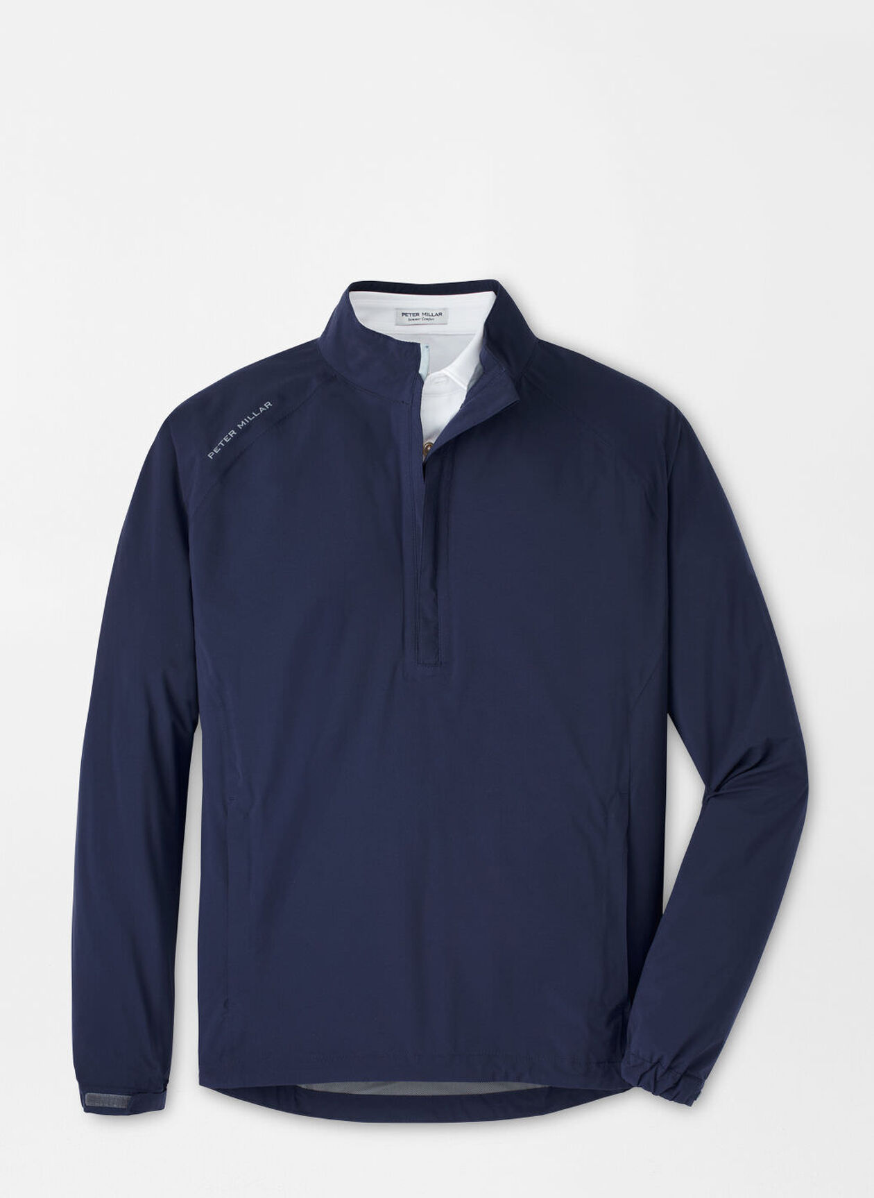 Peter Millar Shield Half-Zip Rain Shell für Herren NAVY