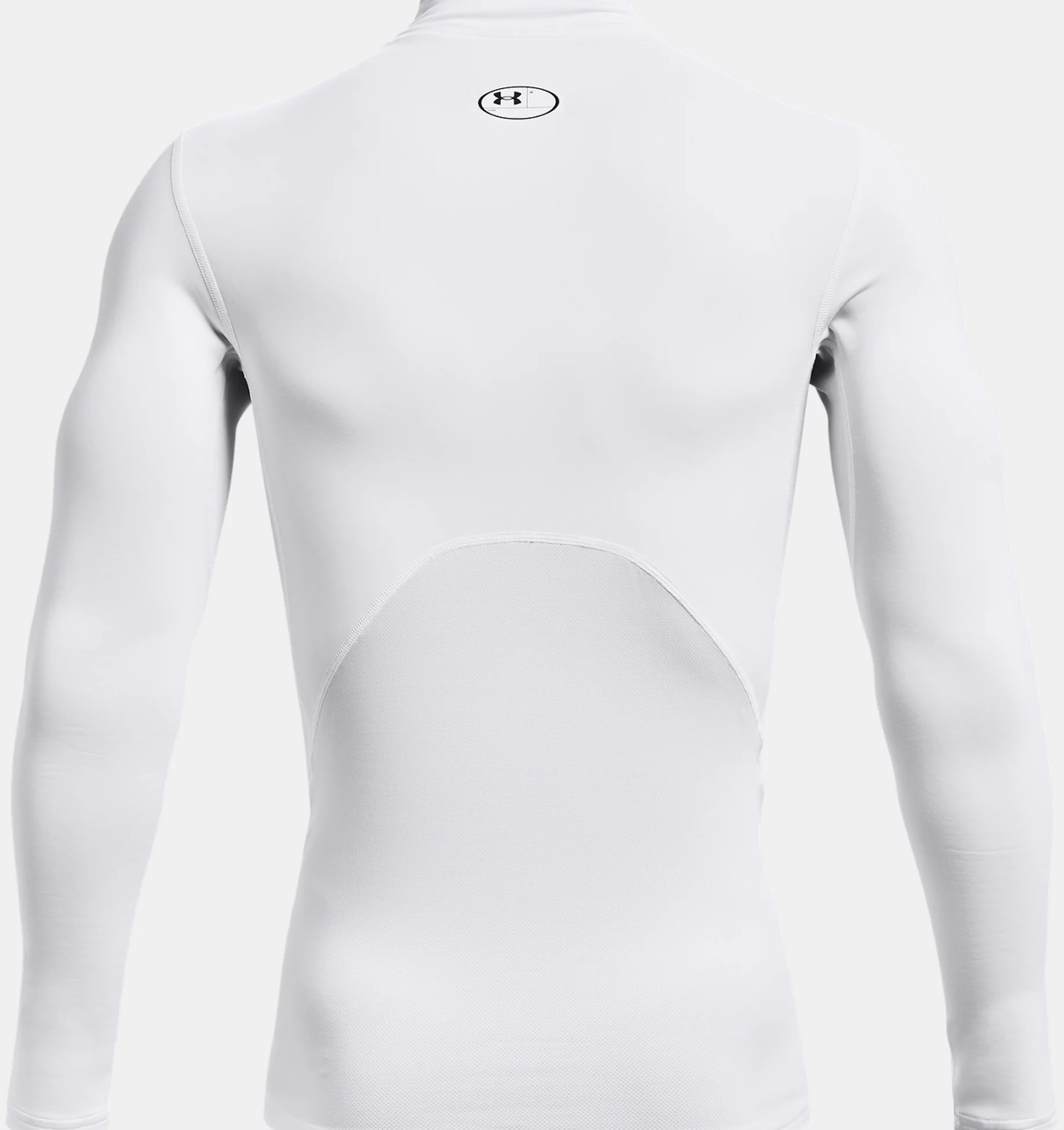 Under Armour ColdGear® Compression Mock Herren Weiss – Bild 3
