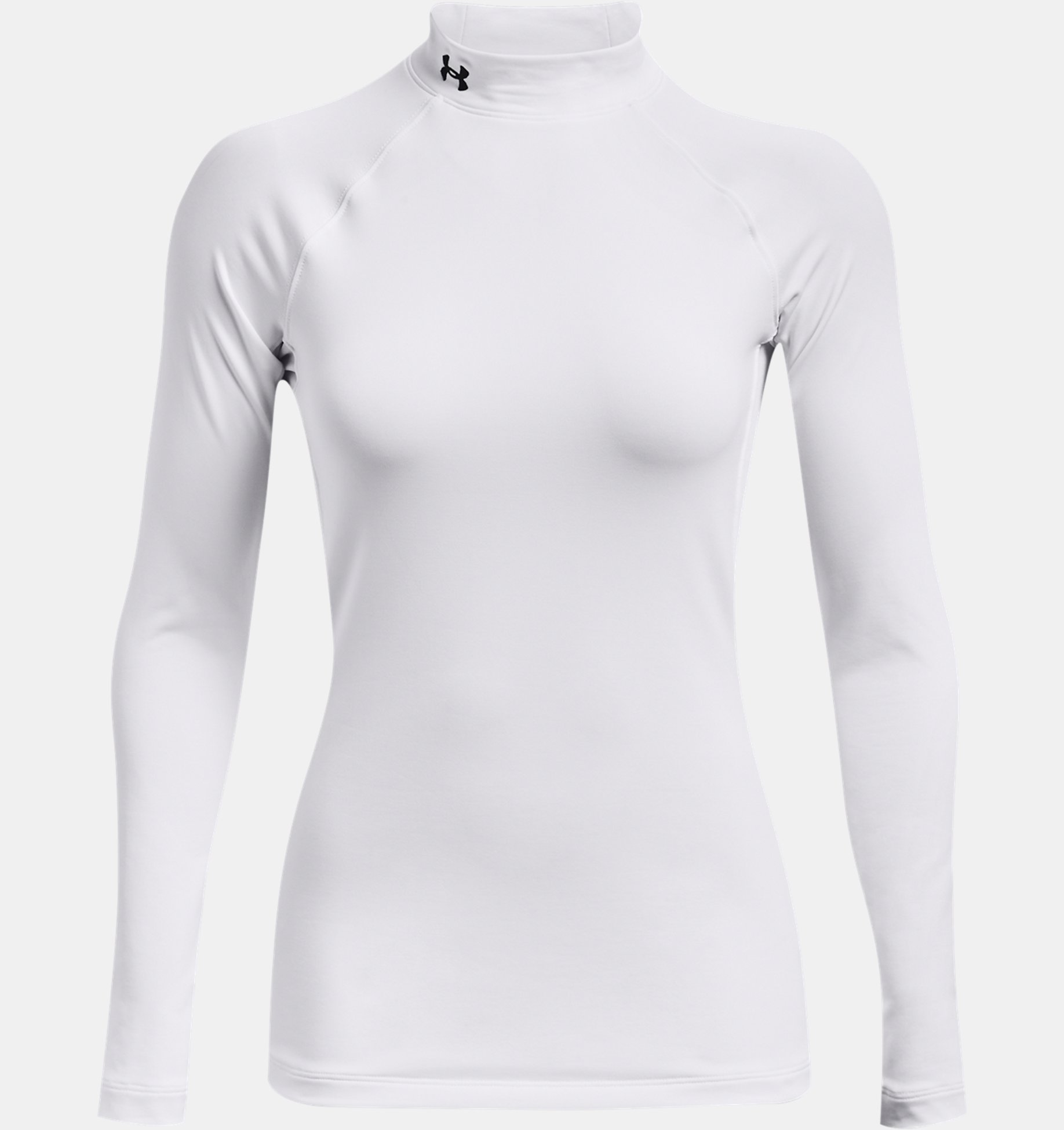 Under Armour HeatGearĀ® Authentics Oberteil mit Stehkragen weiss