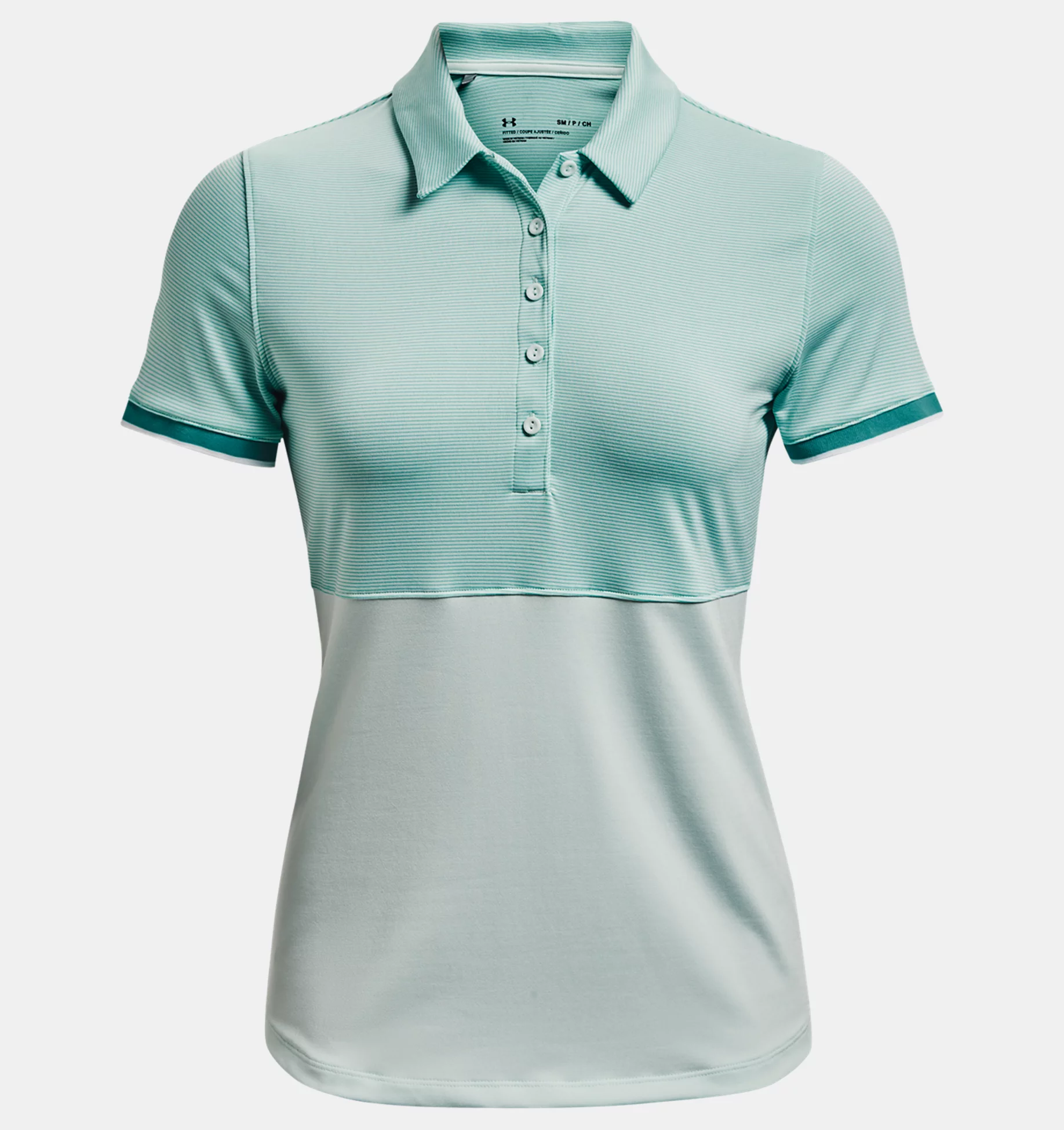 Under Armour Zinger Point Poloshirt kurzärmlig Damen Sea Mist / Neptune