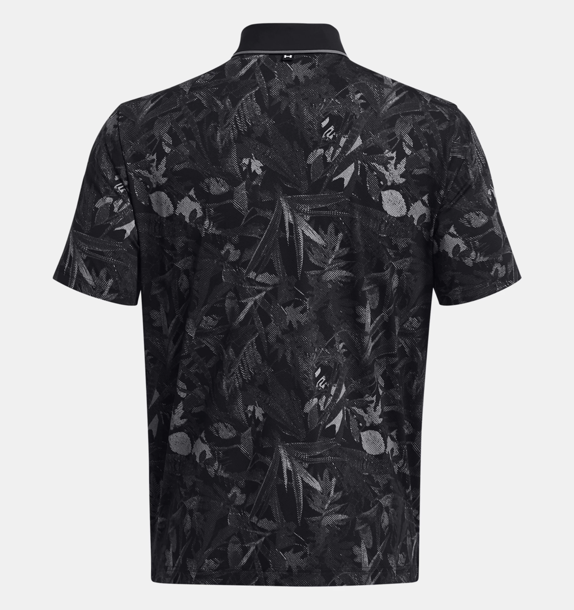 Under Armour Iso-Chill Edge Herren Polo Palm Dash schwarz/grau – Bild 2