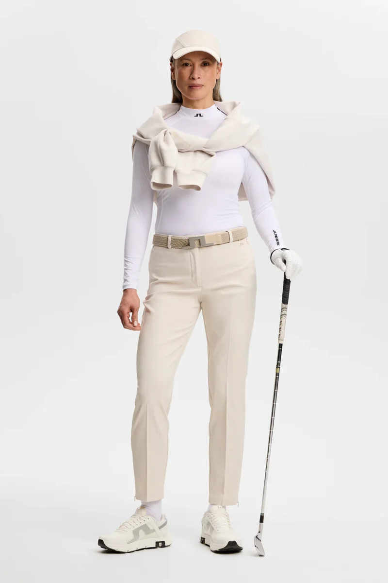 Alternative view of J. Lindeberg Pia Hosen Damen Beige (Moonbeam)