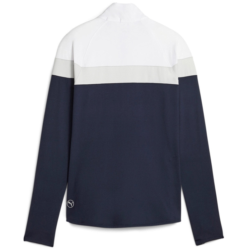 Alternative view of Puma Lightweight 1/4 Zip Damen Golf Pullover Navy/grau