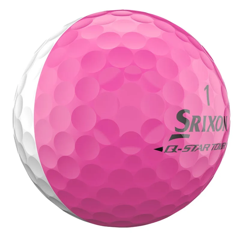 Alternative view of Srixon Q-Star Tour Divide 2026 Golfbälle – Weiß / Pink (12er Pack)