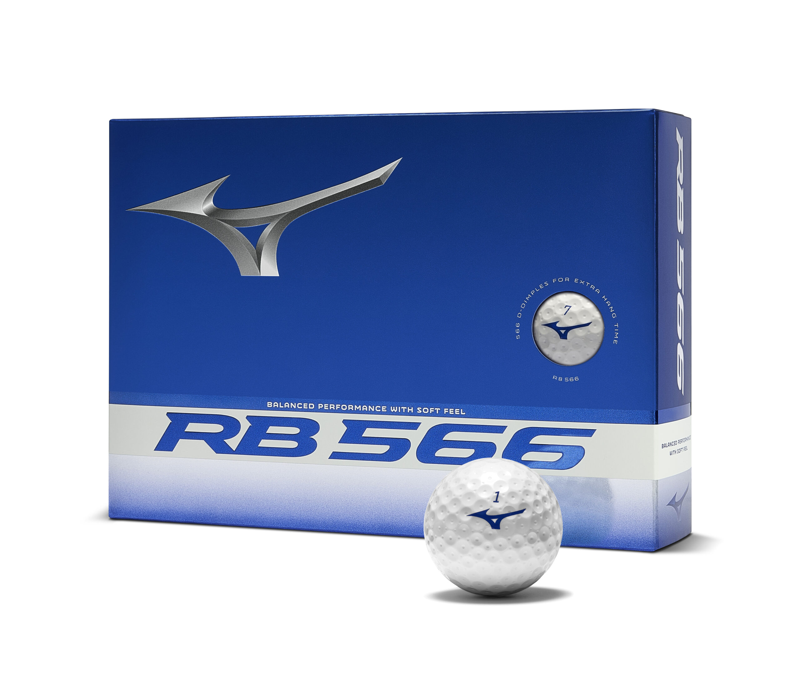 Mizuno RB 566 12 Golfbälle (Weiß)