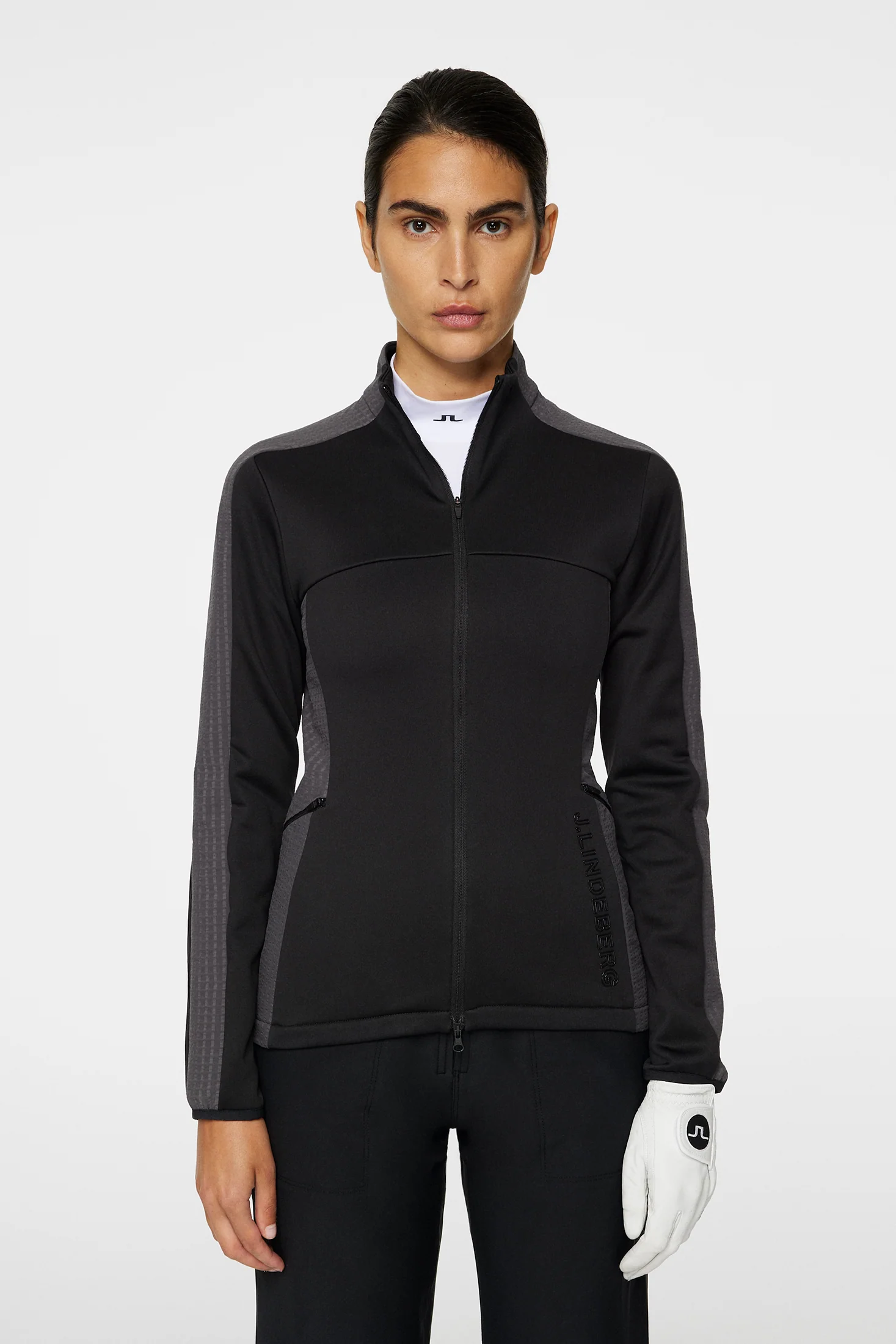J.LINDEBERG Nina Hybrid Mid Layer black