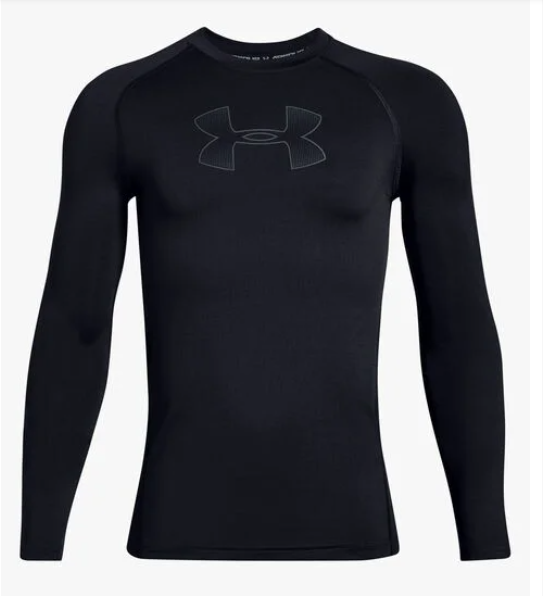 Under Amour Heatgear Long Sleeve für Kinder Schwarz