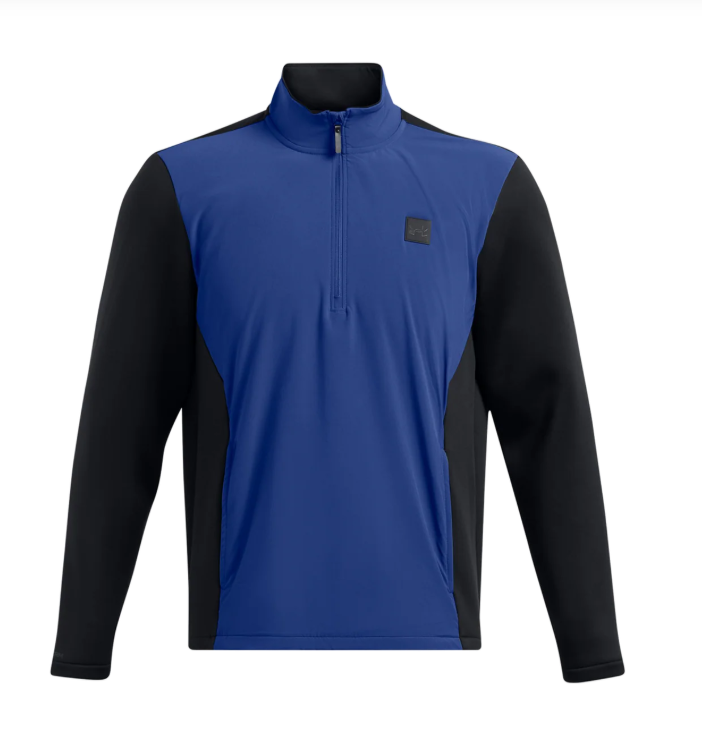 Under Armour Drive Pro Storm Hybrid ½ Zip Midlayer Herren Schwarz/Blau
