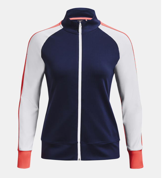 Under Armour Strom Midlayer Full Zip Jacke für Damen Navy/Weiß/Pink