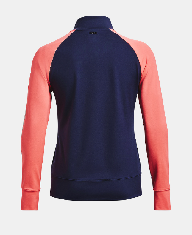 Alternative view of Under Armour Strom Midlayer Full Zip Jacke für Damen Navy/Weiß/Pink