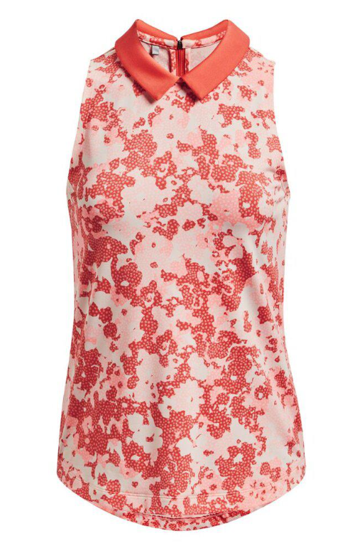 Under Armour Zinger Rise SL Polo für Damen rot