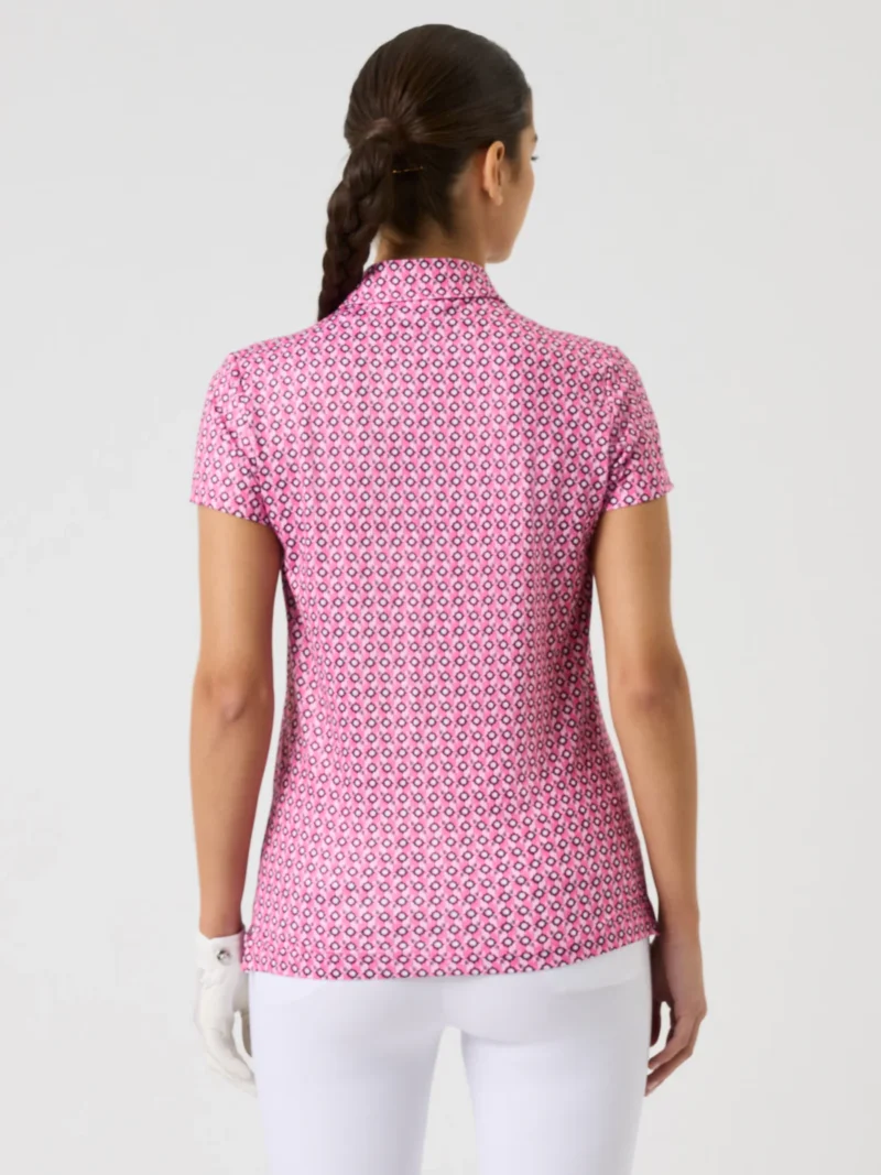 Alternative view of Daily Sports Sheermotion Cap-Sleeved Top Geometric Palm Tree