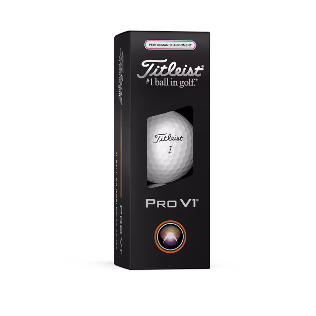 Titleist Pro V1 Performance Alignment - Pink Line 12 Golfbälle – Bild 2