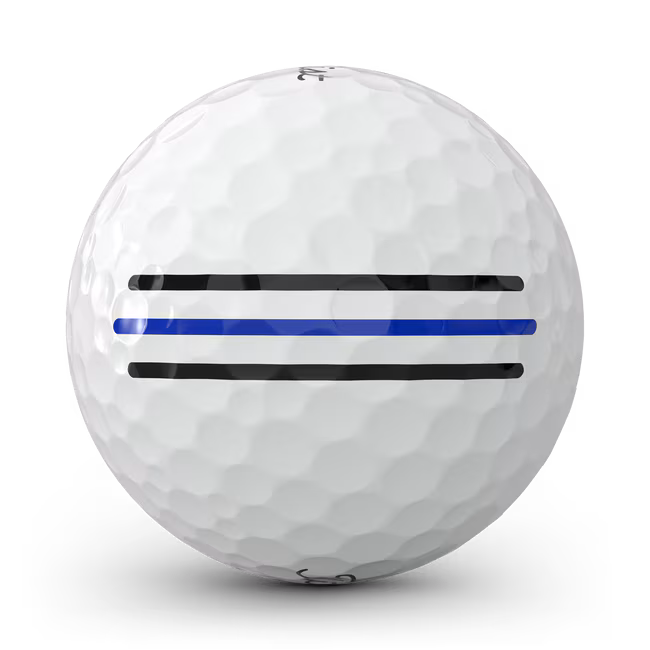 Titleist Tour Soft AIM 360 Blue Linie 2026 Golfbälle 12 Stück weiß