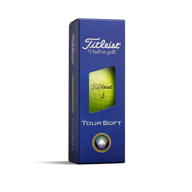 Titleist Tour Soft 2026 Golfbälle 12 Stück Gelb – Bild 2