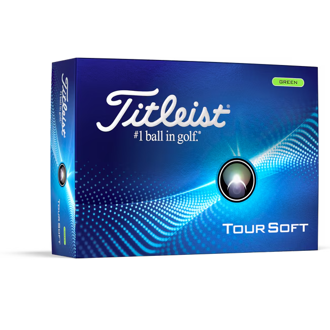 Titleist Tour Soft 2024 Golfbälle 12 Stück Grün