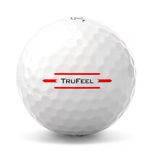 Alternative view of Titleist TruFeel 12 Golfbälle Weiss