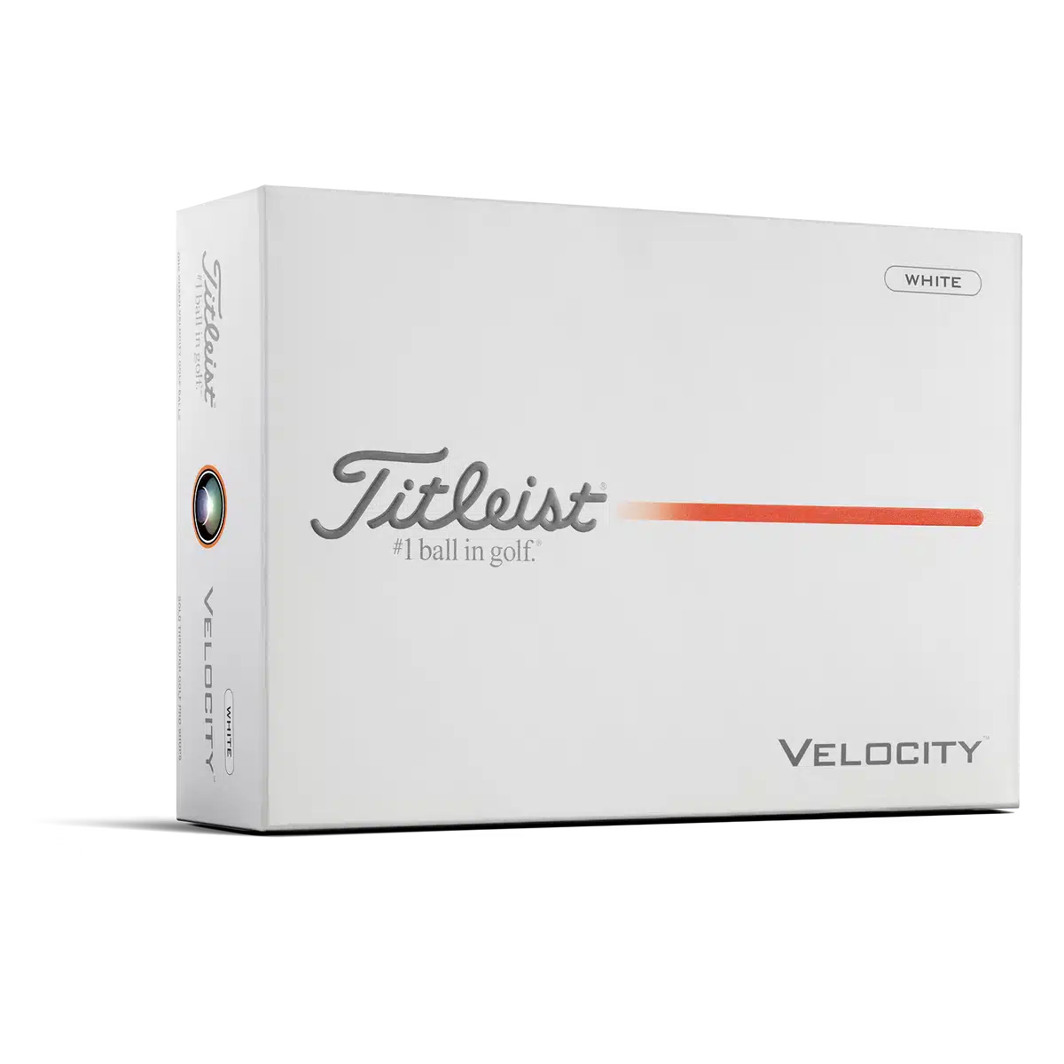 Titleist Velocity 2026 Golfbälle – Weiß (12 Stück)
