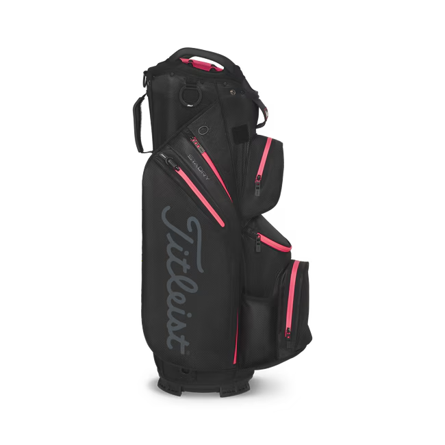 Titleist Cart 14 STADRY™ Cartbag Schwarz/Candy/Pink – Bild 3