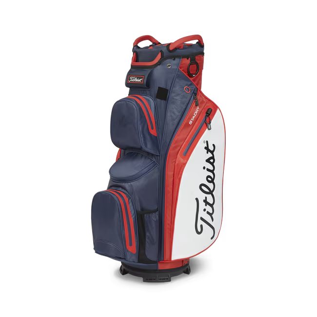 Titleist Cart 14 STADRY™ Golftasche Navy/Rot/Weiss