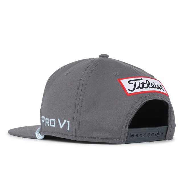 Titleist TOUR ROPE Flat Bill Cap Charcoal/Sky – Bild 2