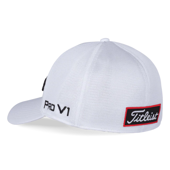 Titleist Tour Sports Mesh Cap Gr. S/M Weiss/Schwarz – Bild 2