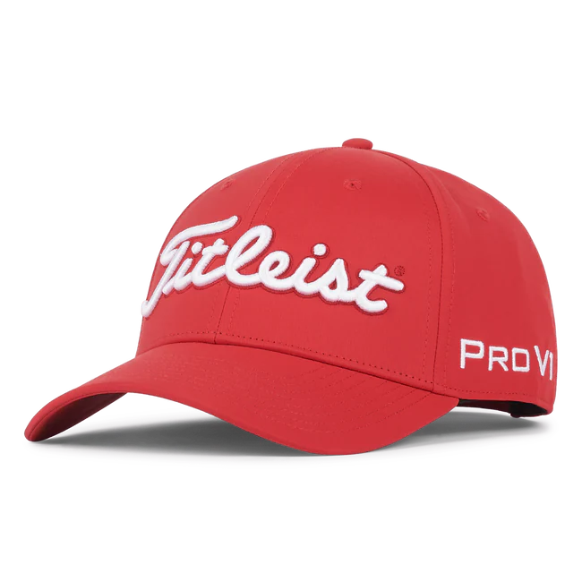 Titleist Tour Performance Cap Herren Rot/Weiss