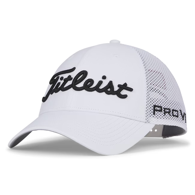 Titleist Tour Performance Mesh Cap Herren Weiss/Schwarz