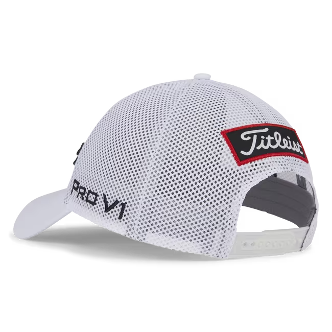 Titleist Tour Performance Mesh Cap Herren Weiss/Schwarz – Bild 2