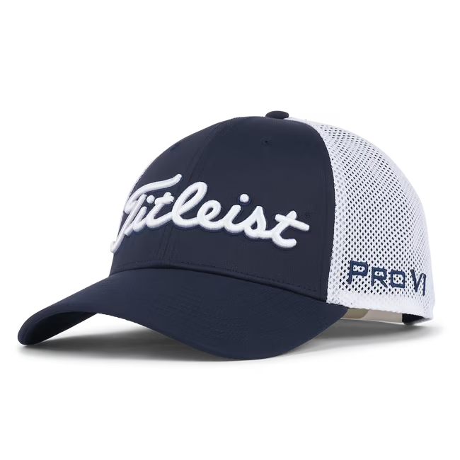 Titleist Tour Performance Mesh Cap Navy/Weiss