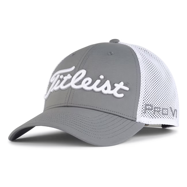 Titleist Tour Performance Mesh Cap Anthrazit/Weiss