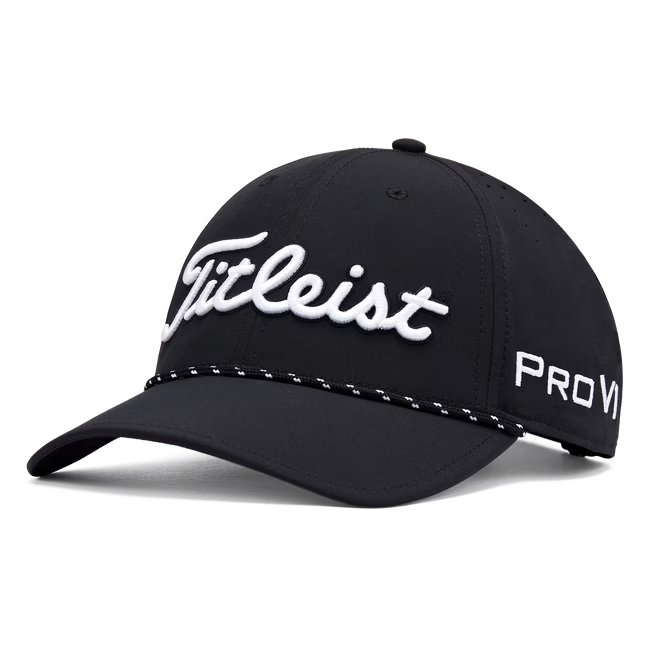 Titleist Tour Breezer Cap Herren Schwarz/Weiss