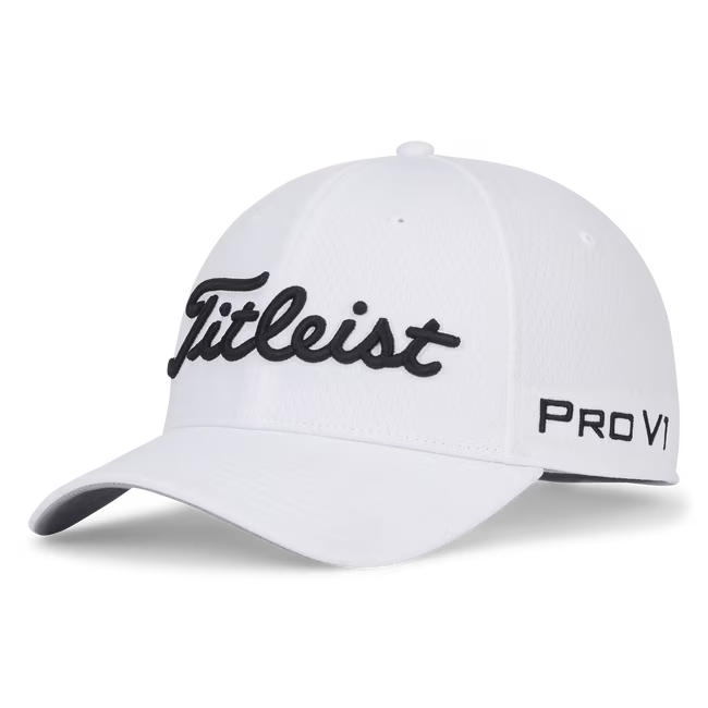 Titleist Tour Elite Cap L/XL Weiss/Schwarz