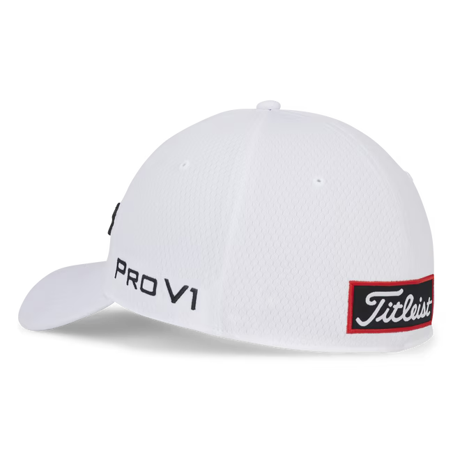Titleist Tour Elite Cap L/XL Weiss/Schwarz – Bild 2