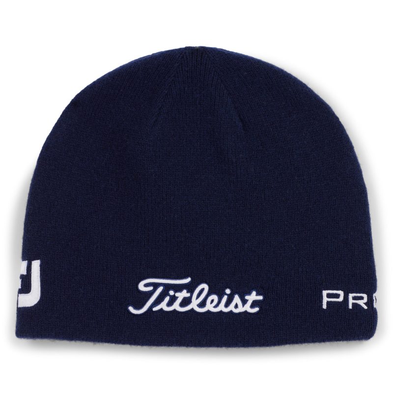 Titleist Tour Merino Beanie Wintermütze Navy/Weiss