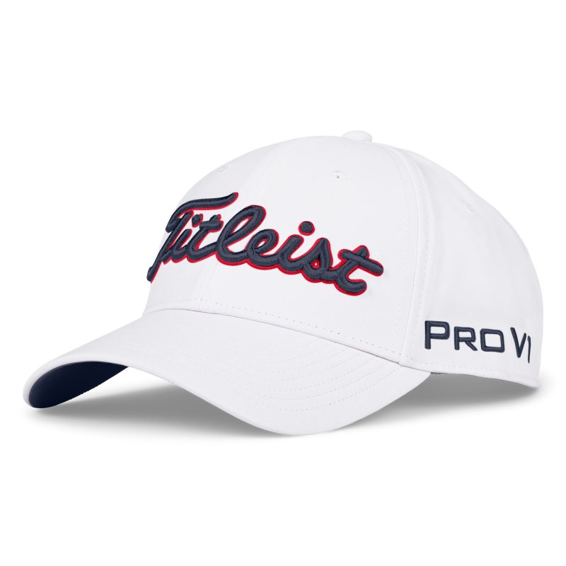 Titleist Tour Performance Cap Weiss/Navy/Rot