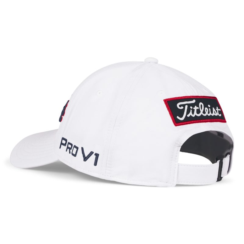 Alternative view of Titleist Tour Performance Cap Weiss/Navy/Rot